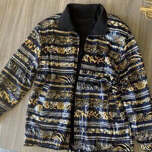 Cheetah Print Bomber Jacket